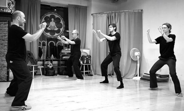 Tai chi class at the Loom