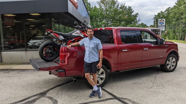 Picking up my 2022 Ducati Hypermotard SP from Seacoast Sport Cycle