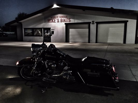 My 2006 Harley Davidson Road King ready to roll!