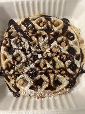 Chocolate & Peanut Butter Waffle