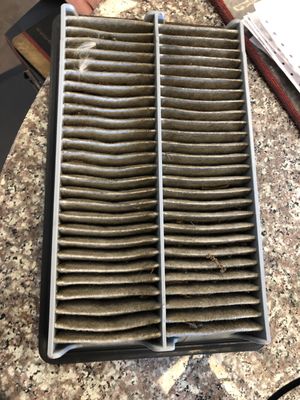 Dirty air filter that wasn't changed out