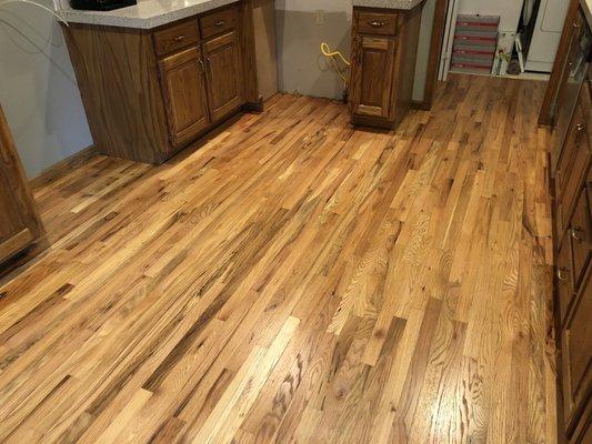 Refinished kitchen floor