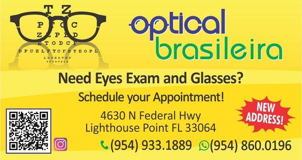 Best selection of frames and lenses for your prescription and sunglasses. Now on new location!