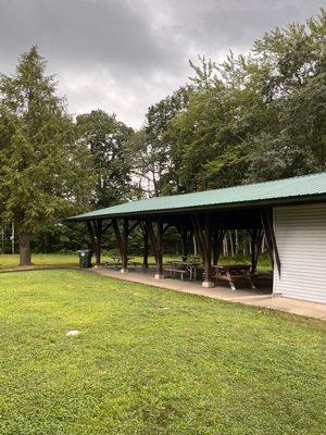 Covered picnic area