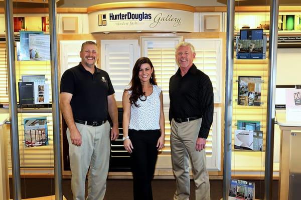 Hunter Douglas window covering experts