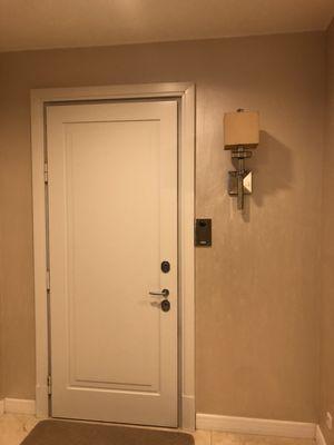 Installation of a video intercom system in an apartment complex