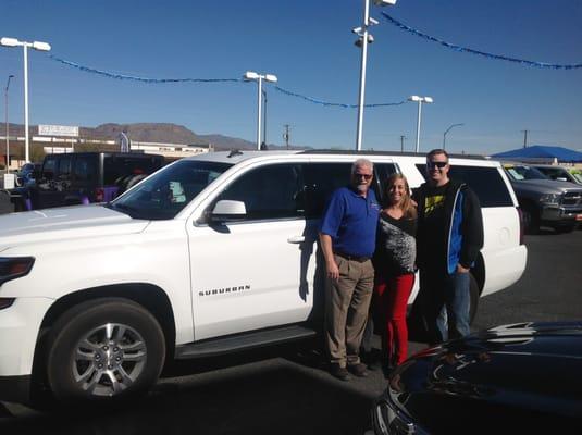 Congrats Jennifer and Mike on your new Suburban and the new baby!