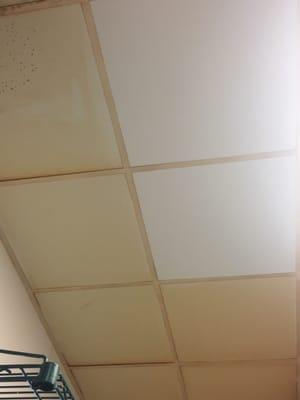 Before and after photo's.  We clean commercial kitchen, restaurant and office ceilings and walls.