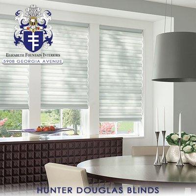 Hunter Douglas blinds West Palm Beach by boutique showroom, Elizabeth Fountain Interiors...