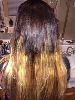 Do not ask for the ombré