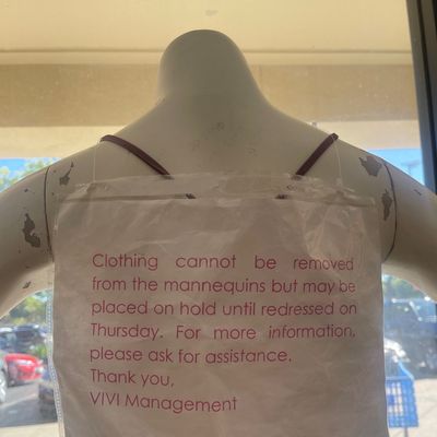 rules about the mannequins