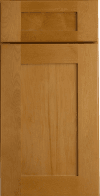 Hazelnut Shaker Cabinets 
  5/8" plywood box 
  Dovetail drawer box 
  Solid wood maple doors 
  Soft-closing doors & drawers