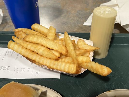 $5.49 worth of french fries at Bill Gray's.