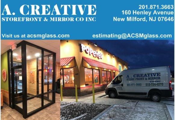 Grand Opening Celebrate with Our Spring Specials! *Screen Repair  *Showers * Mirrors *Storm Doors 201.871.3663