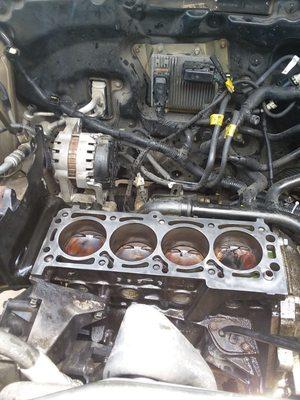 Replacing head gasket on Nissan engine