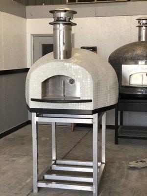 Forno Nardona Rustico Pizza Oven on a custom Nardona stand.