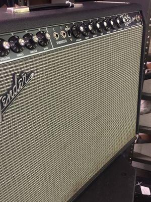 Fender Twin reissue, one of the many kinds of amplifiers we repair.