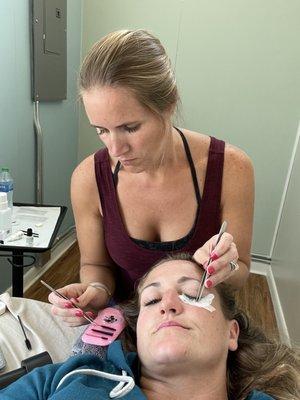 Eyelash extensions