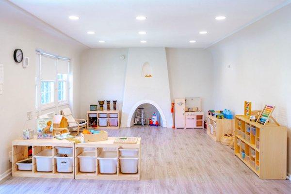 Indoor play area where creativity blooms.