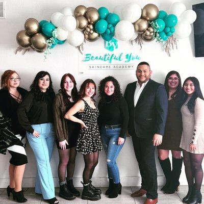 Winter 2023 Fulltime Esthetics Graduation