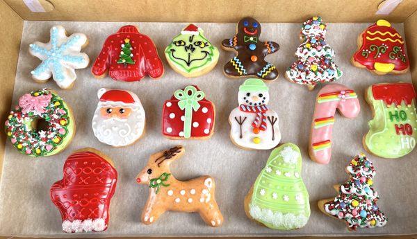 Christmas donuts