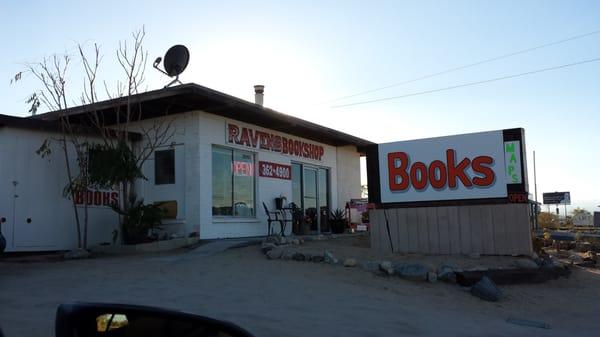 Outside of the shop...so many books!