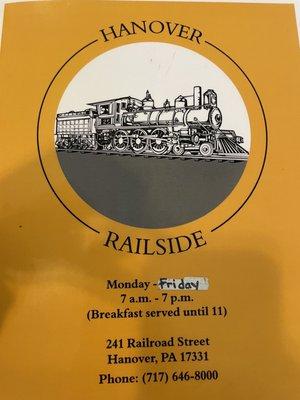 Hanover Railside Family Diner