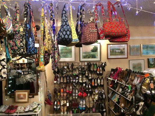 Jewelry, purses, artwork, shoes