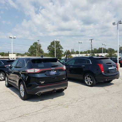 Bye bye Cadillac SRX.... Hello 2018 Ford Edge SEL AWD CPO at Yark Ford 9/11/2021.