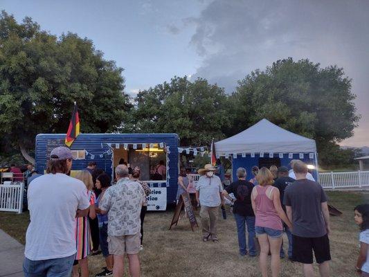 Octoberfest in September with at least one German food vendor