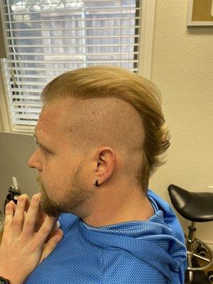 Mullet men haircut