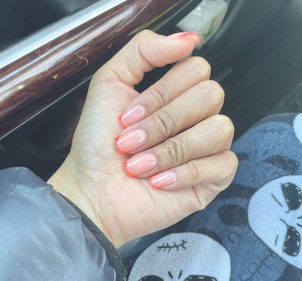 Acrylic French tip