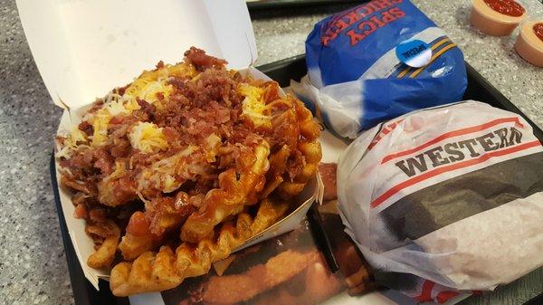 The limited time (but hopefully not) Western Bacon Cheese Crisscut Fries for $2.99 = Yes thx