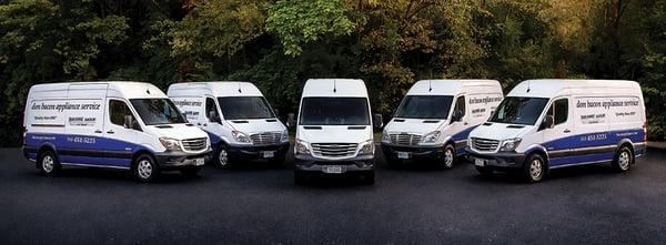 Don Bacon Appliance Service Fleet