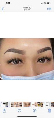 Ombré brow