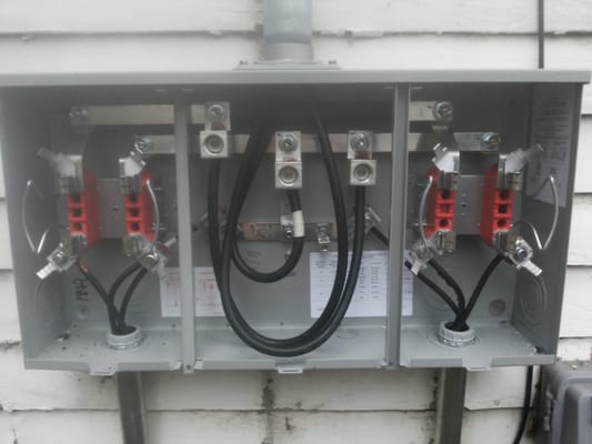 Meter Socket upgrade for Multifamily dwelling double.