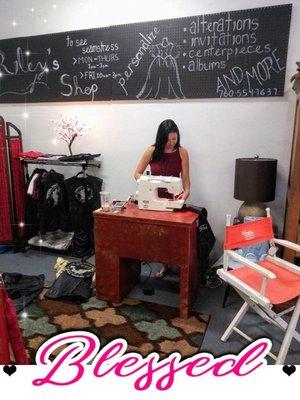 SEAMSTRESS IN THE SHOP