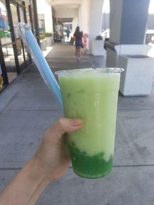 Green apple boba