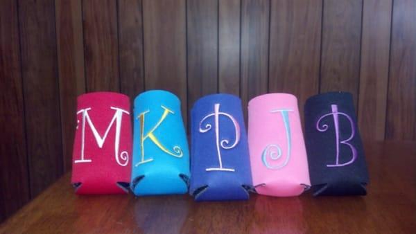 Personalized Koozies....starting at $5.00 each.  Contact me for Personalization options and color availability.