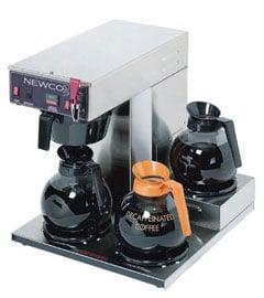 3- burner low profile commercial grade coffee machine