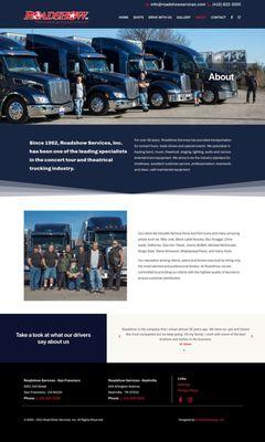 Roadshow Services
 
 https://sfwebsitedesign.net/portfolio-item/roadshow-services-trucking-transportation-web-design/