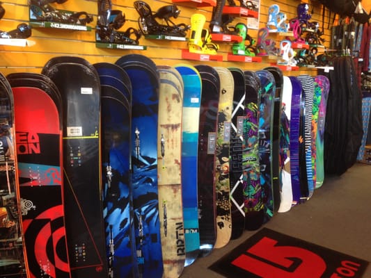 great snowboard selection at Potter Brothers in Fishkill.