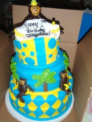 The cake teresa made for my sons 1st bday