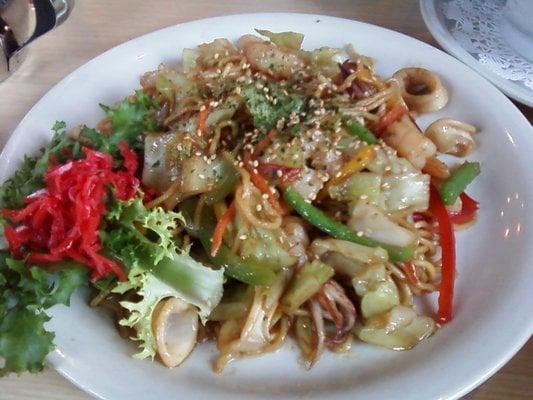 PanFried Noodle w/ SeaFood