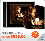 300 Retail Ready CD's in 48 Hrs. for Just $636.00