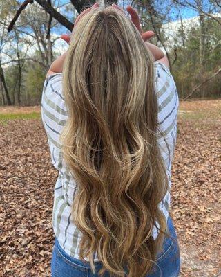 Balayage on Virgin hair