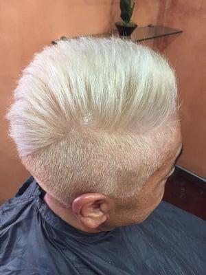 Men's coloring and cut