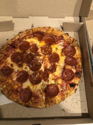 12" pepperoni