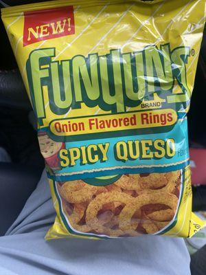 Funyuns.. Spicy Queso!!