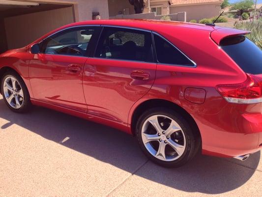 Light Machine Polishing with application of pure white carnauba wax